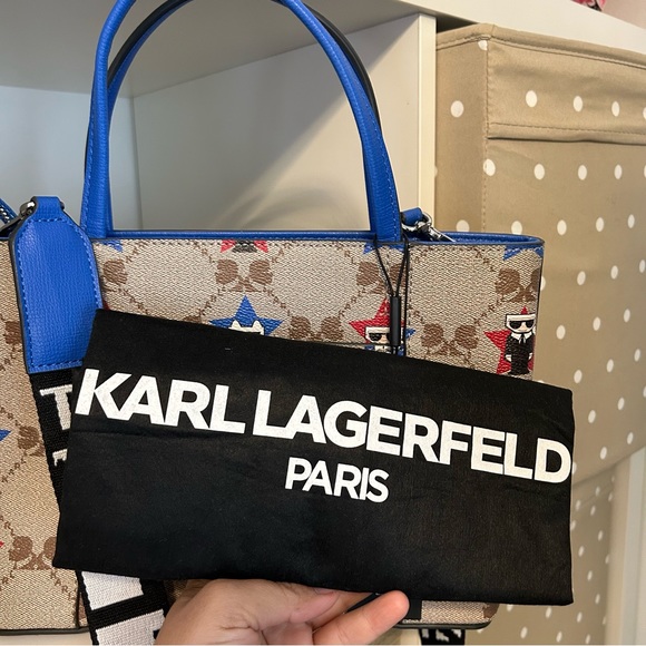 KARL LAGERFELD PARIS Small Maybelle Printed bag. 100% authentic. - Picture 4 of 16
